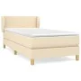 Box spring bed with cream fabric mattress 80x200 cm by vidaXL, Beds and slatted bases - Ref: Foro24-3126602, Price: 304,07 €,...