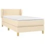 Box spring bed with cream fabric mattress 80x200 cm by vidaXL, Beds and slatted bases - Ref: Foro24-3126602, Price: 304,07 €,...