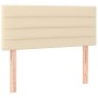 Box spring bed with cream fabric mattress 80x200 cm by vidaXL, Beds and slatted bases - Ref: Foro24-3126842, Price: 297,76 €,...