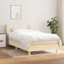 Boxspringbett mit cremefarbener Stoffmatratze 80x200 cm von vidaXL, Betten und Lattenroste - Ref: Foro24-3130470, Preis: 290,...