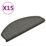 Stair tread mats 15 pcs dark gray 65x24x4 cm by vidaXL, Stair mats - Ref: Foro24-322369, Price: 72,27 €, Discount: %
