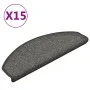 Treppenstufenmatten 15 Stück dunkelgrau 65x24x4 cm von vidaXL, Treppenmatten - Ref: Foro24-322369, Preis: 70,71 €, Rabatt: %