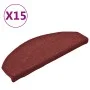 Treppenstufenmatten 15 Stück rot 65x24x4 cm von vidaXL, Treppenmatten - Ref: Foro24-322373, Preis: 52,89 €, Rabatt: %