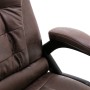 Dunkelbrauner Massage-Bürostuhl aus Wildlederimitat von vidaXL, Bürostühle - Ref: Foro24-20580, Preis: 250,32 €, Rabatt: %