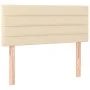 Box spring bed with cream fabric mattress 80x200 cm by vidaXL, Beds and slatted bases - Ref: Foro24-3140654, Price: 278,22 €,...