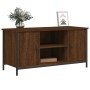 TV-Schrank aus braunem Eichensperrholz, 100 x 40 x 50 cm von vidaXL, TV-Möbel - Ref: Foro24-832767, Preis: 68,56 €, Rabatt: %