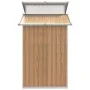 Cobertizo de jardín acero galvanizado marrón 270x130x208,5 cm de vidaXL, Cobertizos - Ref: Foro24-316245, Precio: 289,04 €, D...