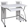 Weißer Computertisch aus Sperrholz, 110 x 52 x 88,5 cm von vidaXL, Schreibtische - Ref: Foro24-20584, Preis: 104,68 €, Rabatt: %