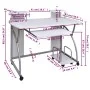 Weißer Computertisch aus Sperrholz, 110 x 52 x 88,5 cm von vidaXL, Schreibtische - Ref: Foro24-20584, Preis: 104,68 €, Rabatt: %