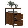 Nachttisch aus eichenbraunem Holzwerkstoff, 30 x 60 x 60 cm von vidaXL, Nachttische - Ref: Foro24-826071, Preis: 56,68 €, Rab...