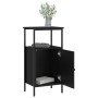 Schwarzer Nachttisch aus Holzwerkstoff, 41 x 31 x 80 cm von vidaXL, Nachttische - Ref: Foro24-825923, Preis: 47,67 €, Rabatt: %