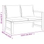 Garden dining set with cushions 11 pieces solid acacia wood by vidaXL, Garden sets - Ref: Foro24-3154973, Price: 1,00 €, Disc...