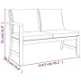 Garden dining set and cushions 7 pieces solid acacia wood by vidaXL, Garden sets - Ref: Foro24-3154969, Price: 748,94 €, Disc...