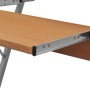Kompakter Computertisch mit brauner Tastaturablage von vidaXL, Schreibtische - Ref: Foro24-20052, Preis: 70,51 €, Rabatt: %
