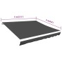 White anthracite gray canvas awning 400x300 cm by vidaXL, Awnings - Ref: Foro24-143710, Price: 64,43 €, Discount: %