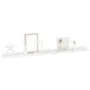 Wall shelves 2 units glossy white 100x9x3 cm by vidaXL, Shelves and shelves - Ref: Foro24-326651, Price: 28,36 €, Discount: %