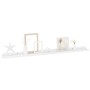 Wandregale 2 Einheiten glänzend weiß 100x9x3 cm von vidaXL, Regale und Regale - Ref: Foro24-326651, Preis: 28,91 €, Rabatt: %