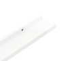 Wall shelves 2 units glossy white 100x9x3 cm by vidaXL, Shelves and shelves - Ref: Foro24-326651, Price: 28,91 €, Discount: %