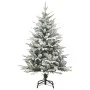 Artificial Christmas tree with snow PVC and green PE 120 cm by vidaXL, Christmas trees - Ref: Foro24-328492, Price: 55,93 €, ...
