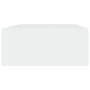 Wall shelves with drawer 2 pcs MDF white 40x23.5x10 cm by vidaXL, Shelves and shelves - Ref: Foro24-330242, Price: 63,14 €, D...