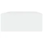 Wall shelves with drawer 2 pcs MDF white 40x23.5x10 cm by vidaXL, Shelves and shelves - Ref: Foro24-330242, Price: 61,77 €, D...