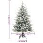 Künstlicher Weihnachtsbaum mit Schnee PVC und grünem PE 120 cm von vidaXL, Weihnachtsbäume - Ref: Foro24-328492, Preis: 56,97...