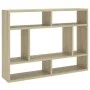 Wandregal aus eichenfarbenem Sperrholz, 75 x 16 x 55 cm von vidaXL, Regale und Regale - Ref: Foro24-803005, Preis: 35,99 €, R...