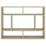 Wandregal aus eichenfarbenem Sperrholz, 75 x 16 x 55 cm von vidaXL, Regale und Regale - Ref: Foro24-803005, Preis: 35,99 €, R...