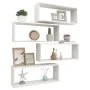 Cube wall shelf 4 pcs white plywood 60x15x23 cm by vidaXL, Shelves and shelves - Ref: Foro24-807134, Price: 56,25 €, Discount: %