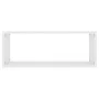 Cube wall shelf 4 pcs white plywood 60x15x23 cm by vidaXL, Shelves and shelves - Ref: Foro24-807134, Price: 56,25 €, Discount: %