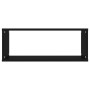 Wandwürfelregal 4 Stück schwarzes Sperrholz 60x15x23 cm von vidaXL, Regale und Regale - Ref: Foro24-807137, Preis: 49,85 €, R...