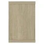Wall cube shelf 2 units Sonoma oak plywood 60x15x23 cm by vidaXL, Shelves and shelves - Ref: Foro24-807142, Price: 37,84 €, D...
