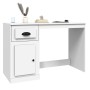 Weißer Sperrholzschreibtisch mit Schublade 115x50x75 cm von vidaXL, Schreibtische - Ref: Foro24-816472, Preis: 84,69 €, Rabat...