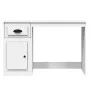 Weißer Sperrholzschreibtisch mit Schublade 115x50x75 cm von vidaXL, Schreibtische - Ref: Foro24-816472, Preis: 83,53 €, Rabat...