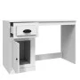 Weißer Sperrholzschreibtisch mit Schublade 115x50x75 cm von vidaXL, Schreibtische - Ref: Foro24-816472, Preis: 83,53 €, Rabat...