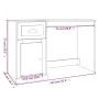 Weißer Sperrholzschreibtisch mit Schublade 115x50x75 cm von vidaXL, Schreibtische - Ref: Foro24-816472, Preis: 83,53 €, Rabat...