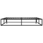 Black metal bed frame 160x200 cm by vidaXL, Beds and slatted bases - Ref: Foro24-324789, Price: 119,81 €, Discount: %
