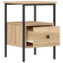 Mesita de noche madera de ingeniería roble Sonoma 34x36x50 cm de vidaXL, Mesitas de noche - Ref: Foro24-826045, Precio: 48,05...