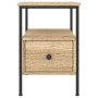Mesita de noche madera de ingeniería roble Sonoma 34x36x50 cm de vidaXL, Mesitas de noche - Ref: Foro24-826045, Precio: 48,05...