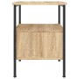 Mesita de noche madera de ingeniería roble Sonoma 34x36x50 cm de vidaXL, Mesitas de noche - Ref: Foro24-826045, Precio: 48,05...