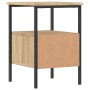 Mesita de noche madera de ingeniería roble Sonoma 34x36x50 cm de vidaXL, Mesitas de noche - Ref: Foro24-826045, Precio: 48,05...