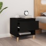 Mesita de noche madera contrachapada negro 50x46x50 cm de vidaXL, Mesitas de noche - Ref: Foro24-819534, Precio: 44,56 €, Des...