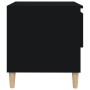 Mesita de noche madera contrachapada negro 50x46x50 cm de vidaXL, Mesitas de noche - Ref: Foro24-819534, Precio: 44,56 €, Des...