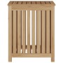 Wäschekorb aus massivem Teakholz 50x35x60 cm von vidaXL, Wäschekörbe - Ref: Foro24-340759, Preis: 83,41 €, Rabatt: %