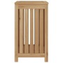 Wäschekorb aus massivem Teakholz 50x35x60 cm von vidaXL, Wäschekörbe - Ref: Foro24-340759, Preis: 83,41 €, Rabatt: %