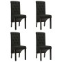 Esszimmerstühle 4 Einheiten aus schwarzem Stoff von vidaXL, Essstühle - Ref: Foro24-276975, Preis: 371,02 €, Rabatt: %