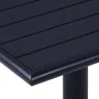 Mesa de jardín negra 60x60x75 cm de vidaXL, Mesas de jardín - Ref: Foro24-49469, Precio: 109,38 €, Descuento: %