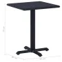 Mesa de jardín negra 60x60x75 cm de vidaXL, Mesas de jardín - Ref: Foro24-49469, Precio: 109,38 €, Descuento: %