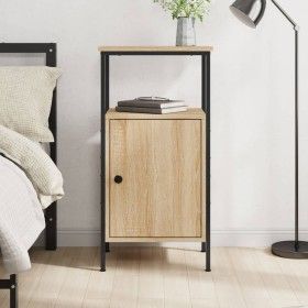 Sonoma oak engineered wood bedside table 41x31x80 cm by vidaXL, Nightstands - Ref: Foro24-825925, Price: 45,33 €, Discount: %