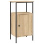Sonoma oak engineered wood bedside table 41x31x80 cm by vidaXL, Nightstands - Ref: Foro24-825925, Price: 45,33 €, Discount: %